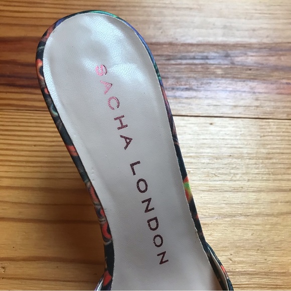 Sacha London Mulit-Colored Mules Heels, EUC, 8 - Picture 2 of 12